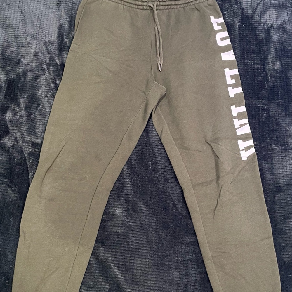 Olive Green Jogger Sweatpants from Pink